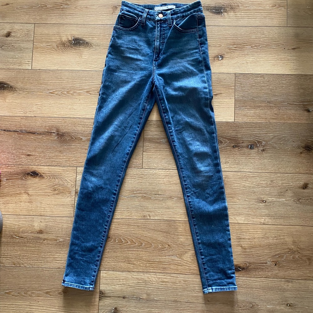 Joe’s Sara Super High Rise Skinny Ankle Jeans